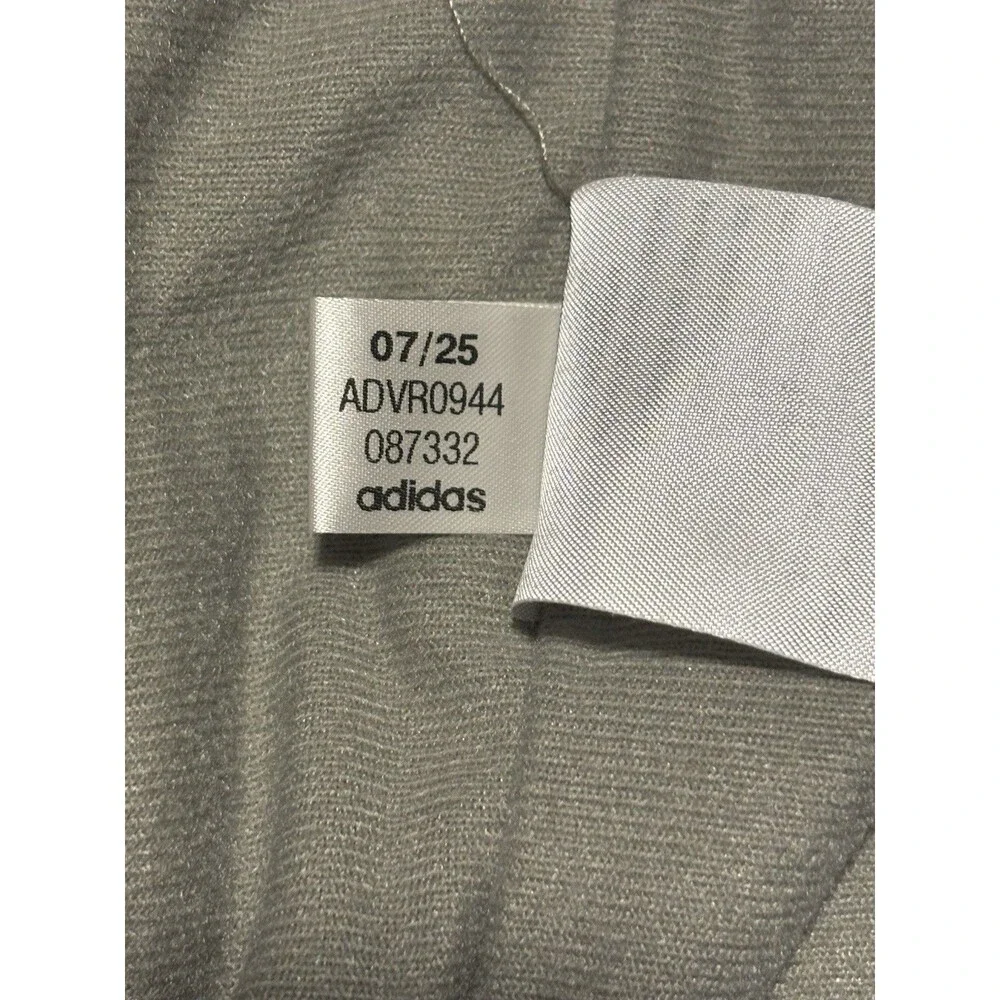 Adidas Men's Quilted Warm Premium Full Zip Puffer Jacket Olive Green Medium